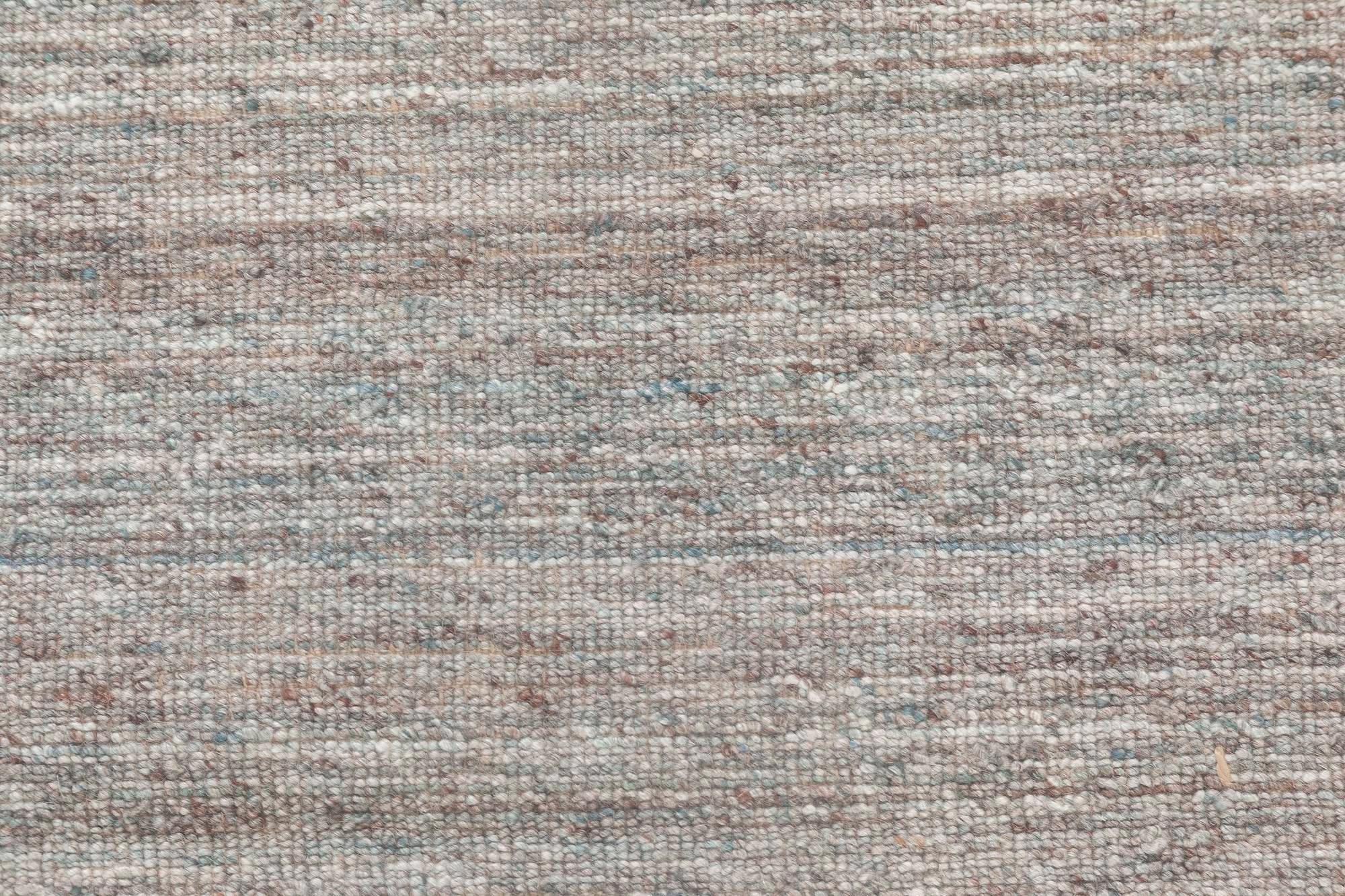 Bauer Kollektion Moderner grauer Teppich mit Muster-Less von Doris Leslie Blau (Indisch) im Angebot