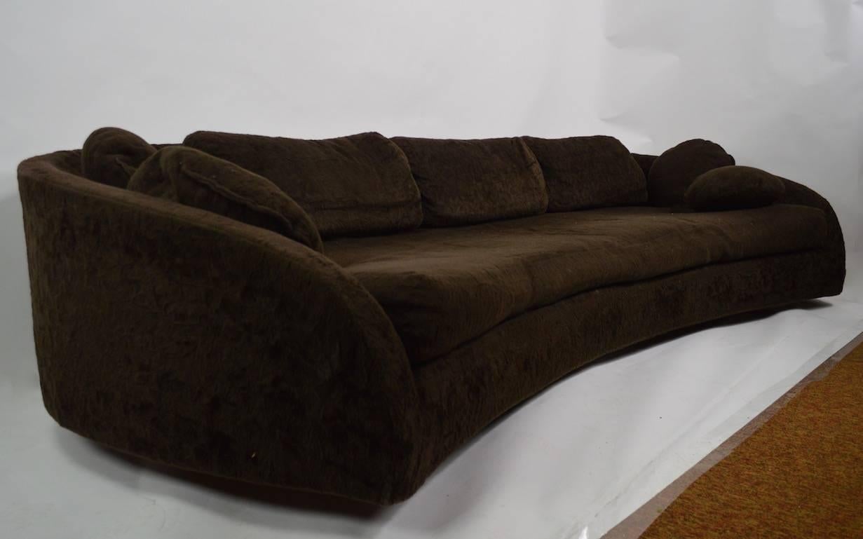 Baughman for Lane Extra Long Sofa In Fair Condition In New York, NY
