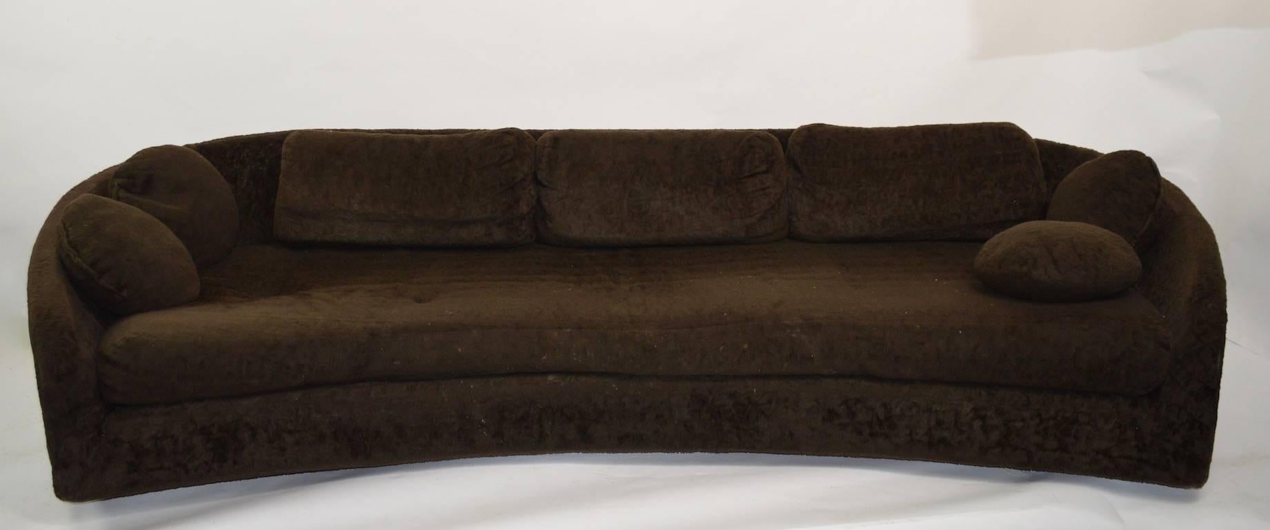 20th Century Baughman for Lane Extra Long Sofa