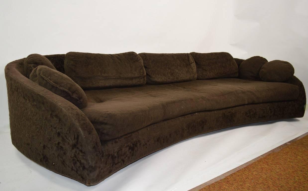 Upholstery Baughman for Lane Extra Long Sofa