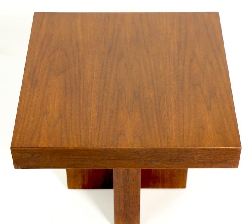 Mid-Century Modern Baughman for Thayer Coggin Cruciform End Table