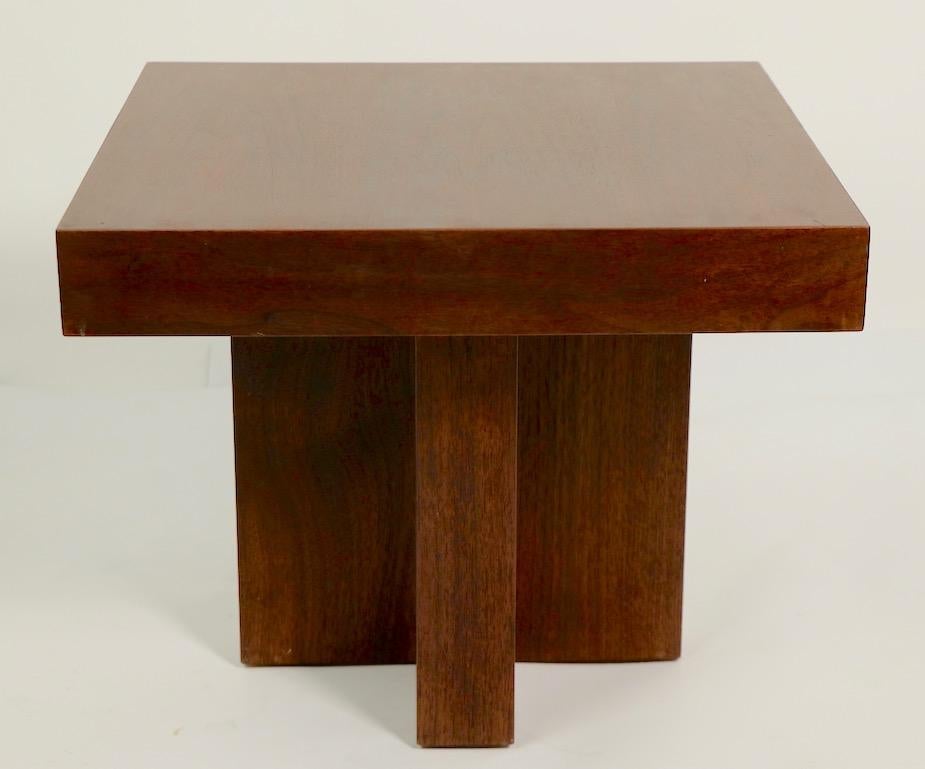 Veneer Baughman for Thayer Coggin Cruciform End Table