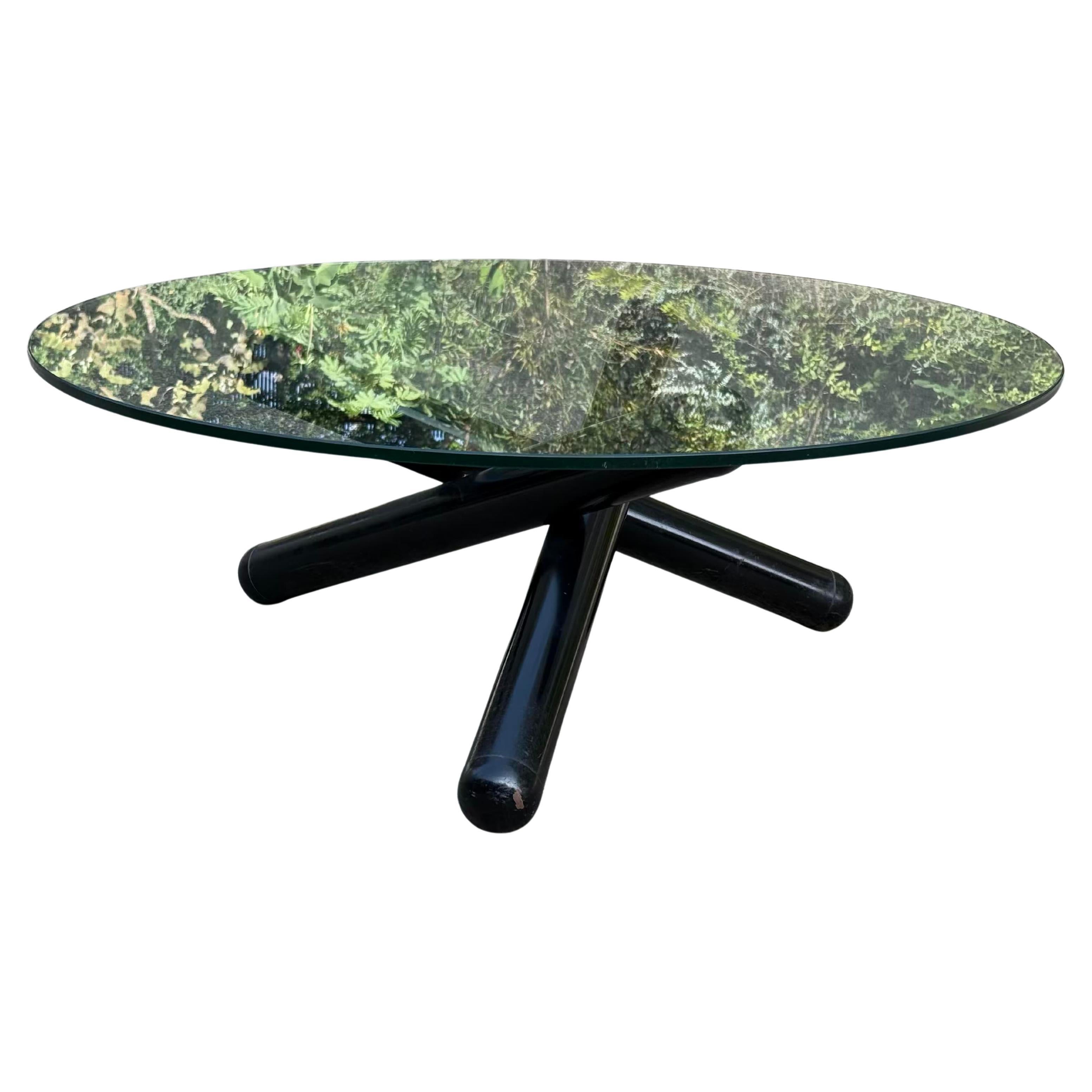 Chrome Table basse en chrome noir 