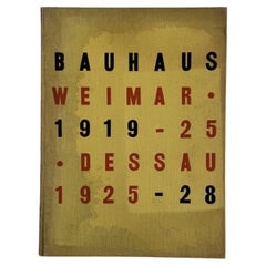 Bauhaus 1919-1928 (First Edition with Signature of Paul J. Sachs)