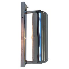 Bauhaus adjustable Chrome Wall Lamp, 1930s - Czechoslovakia