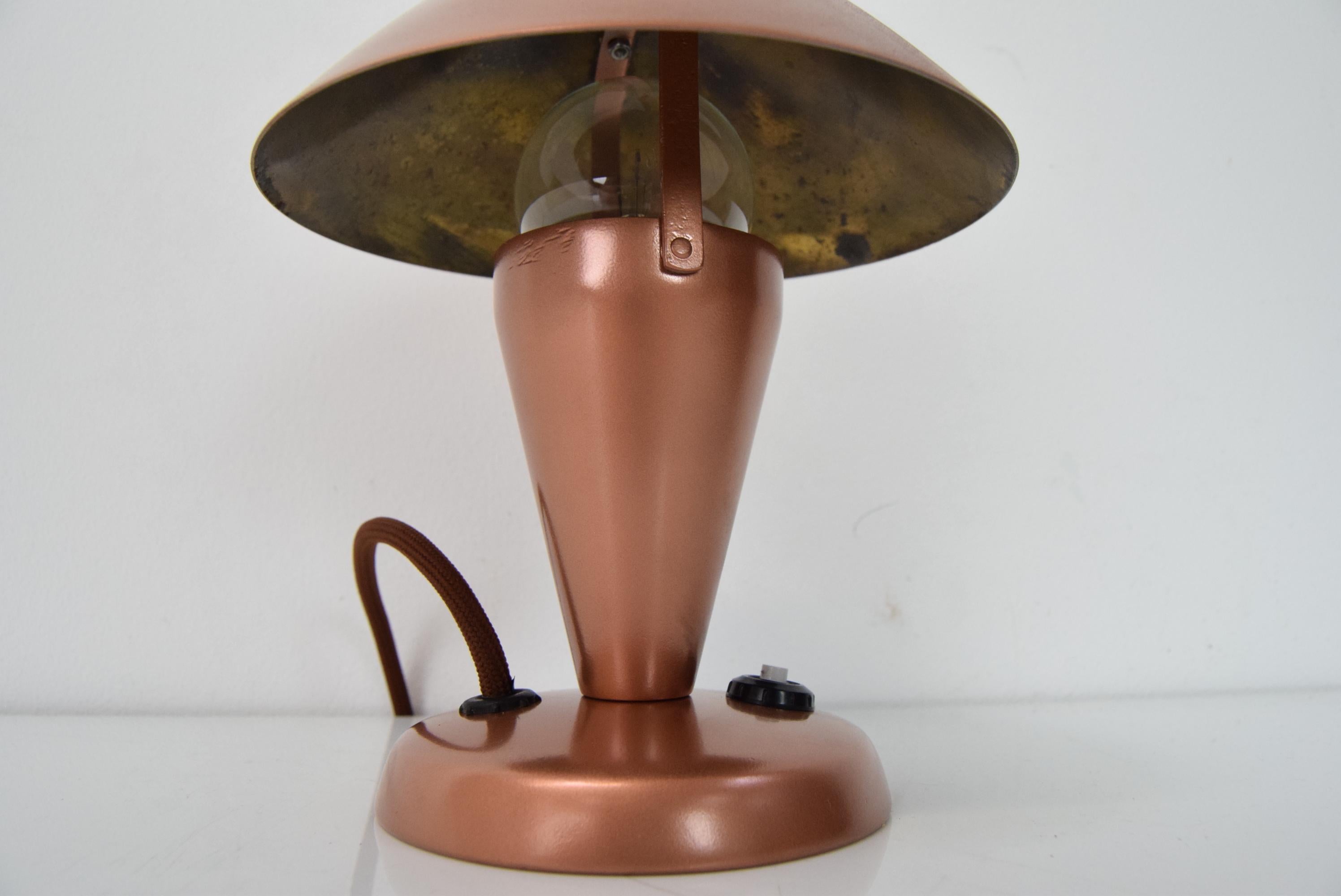 Bauhaus Adjustable Table Lamp, 1930s In Good Condition For Sale In Praha, CZ