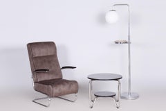 Poltrona Bauhaus di Mücke & Melder, restaurata, nuova tappezzeria, Cechia, anni '30