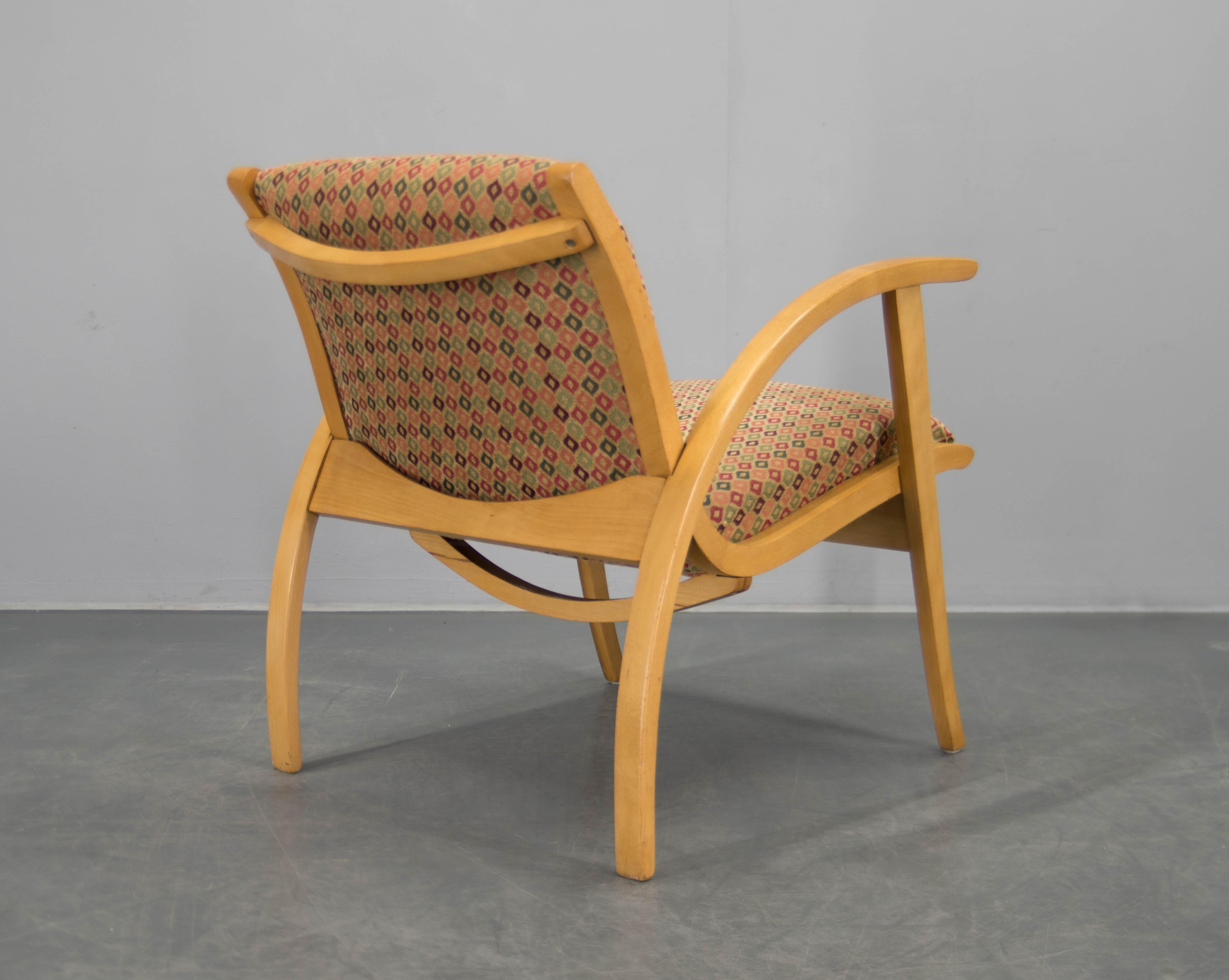 Bauhaus Armchair Designed by Erich Dieckmann In Good Condition For Sale In Praha, CZ