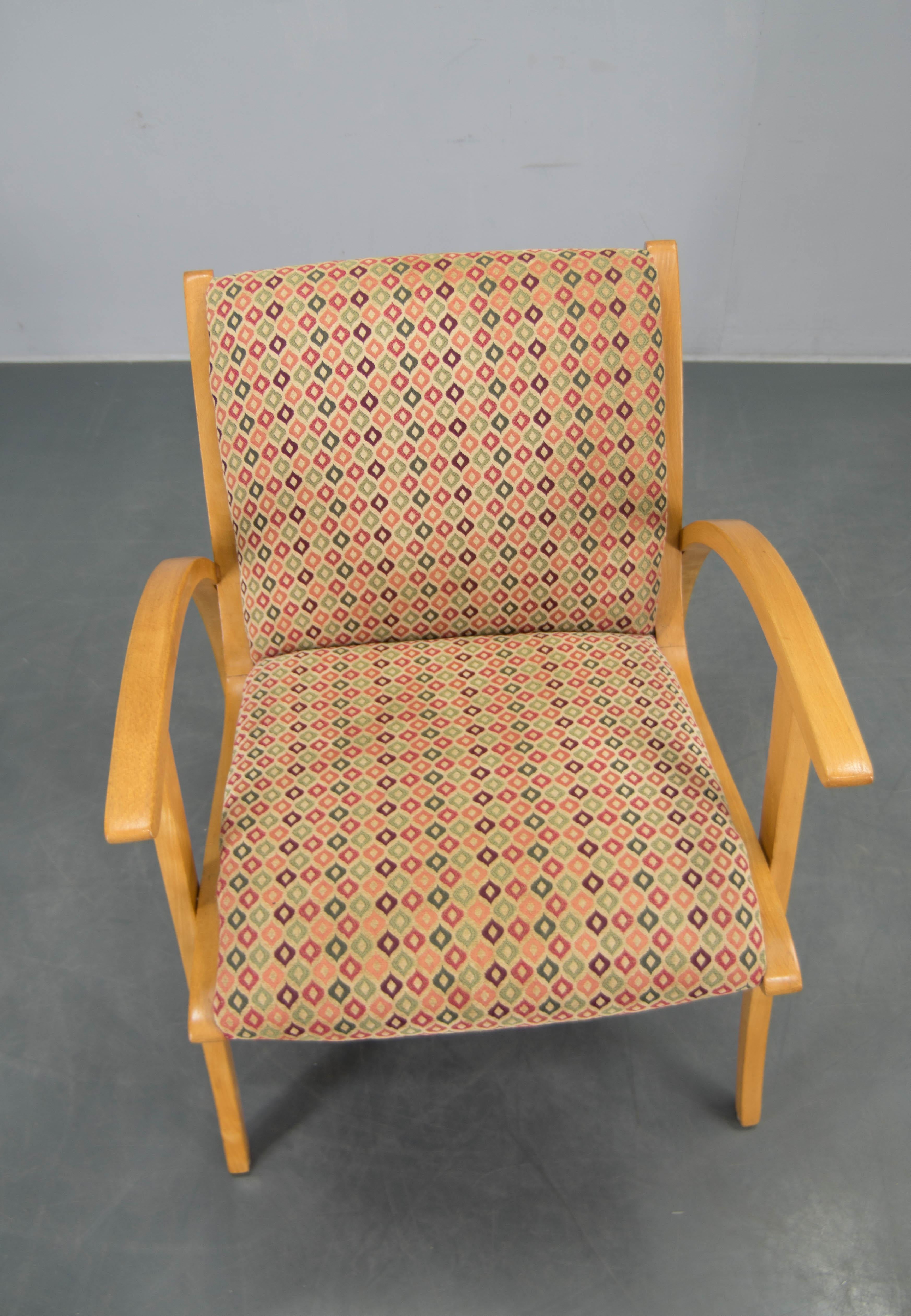 Upholstery Bauhaus Armchair Designed by Erich Dieckmann For Sale