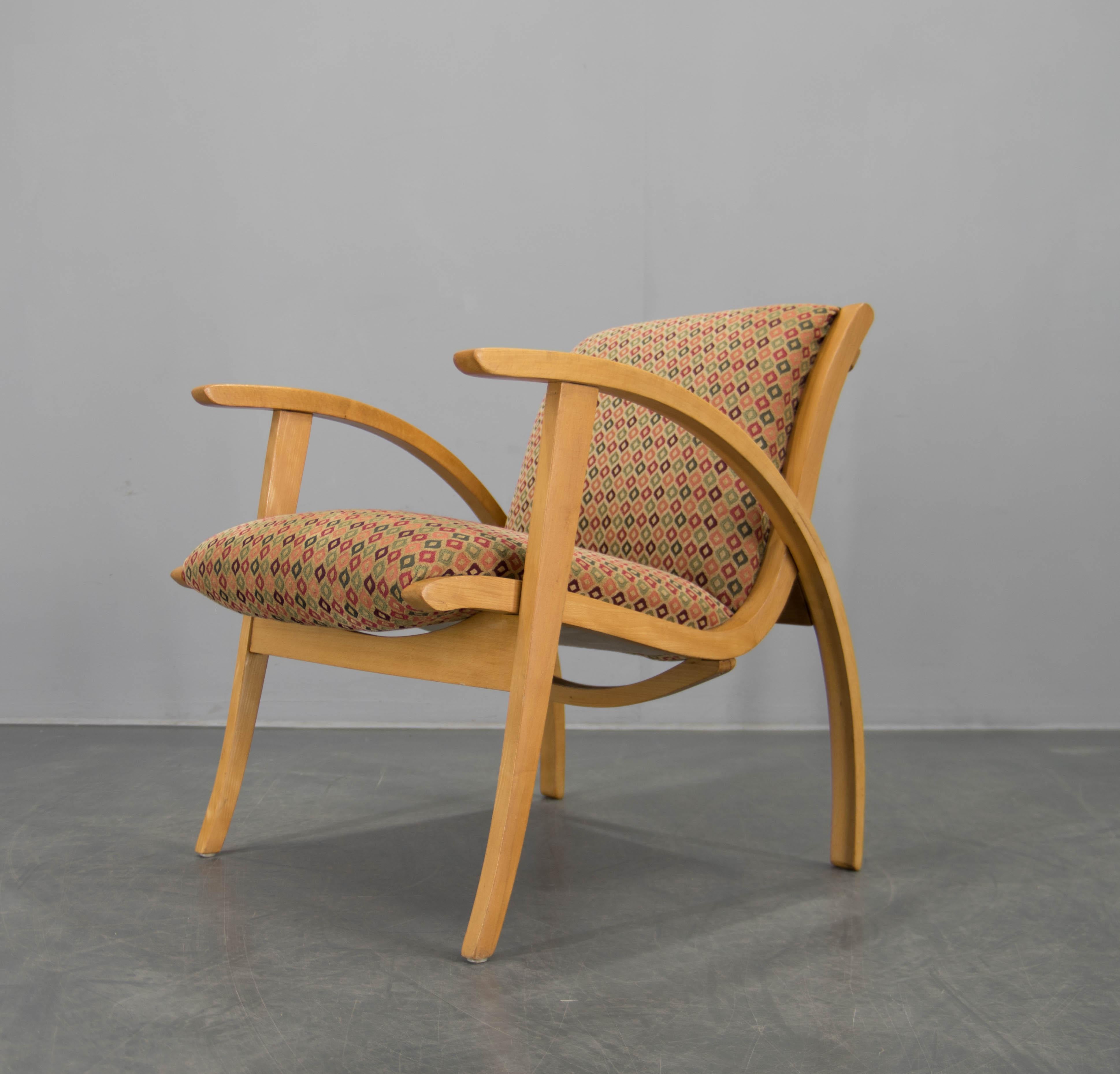 Bauhaus Armchair Designed by Erich Dieckmann For Sale 2