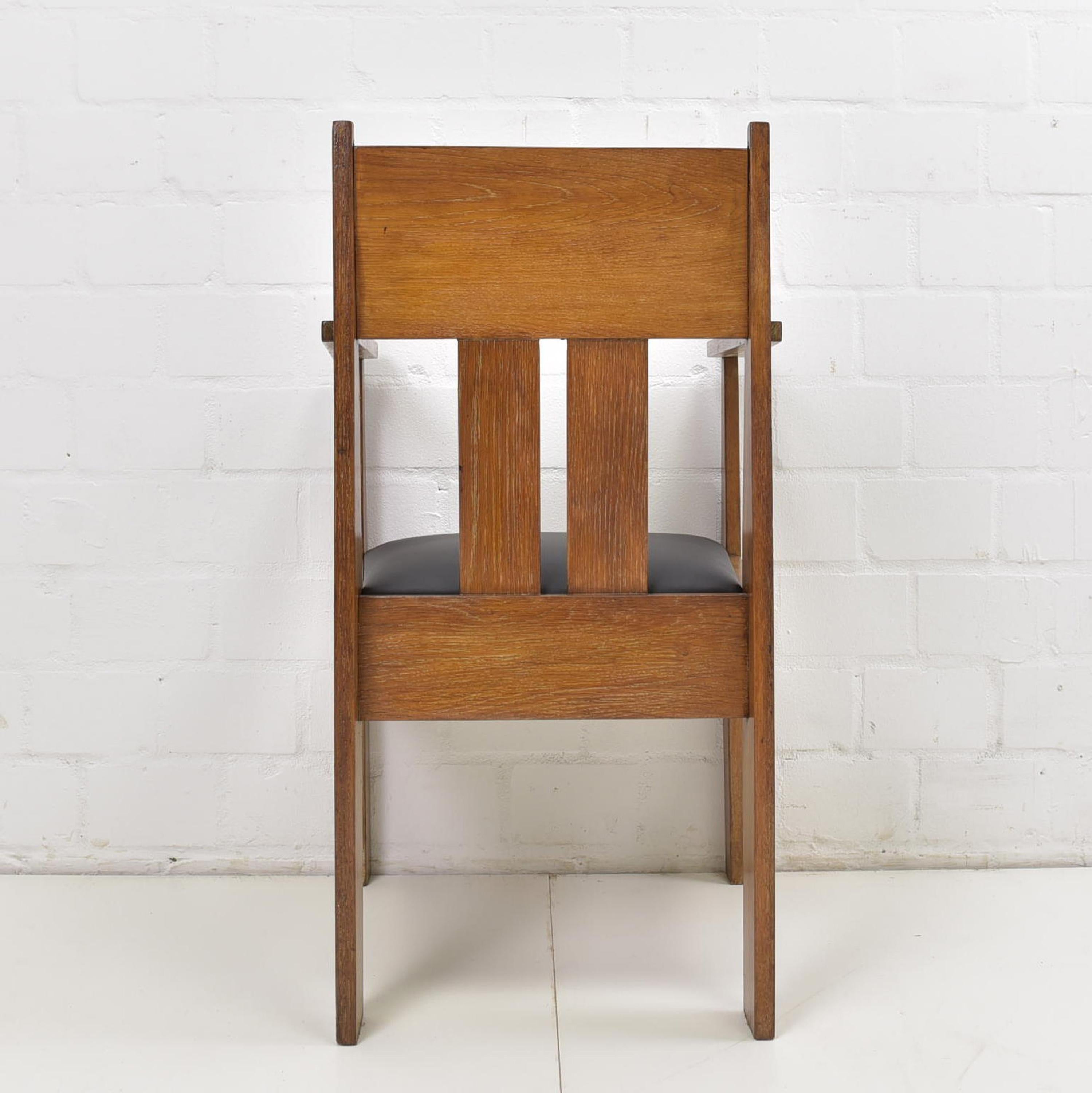 Bauhaus Armchair Desk Chair in Oak, 1930 For Sale 1
