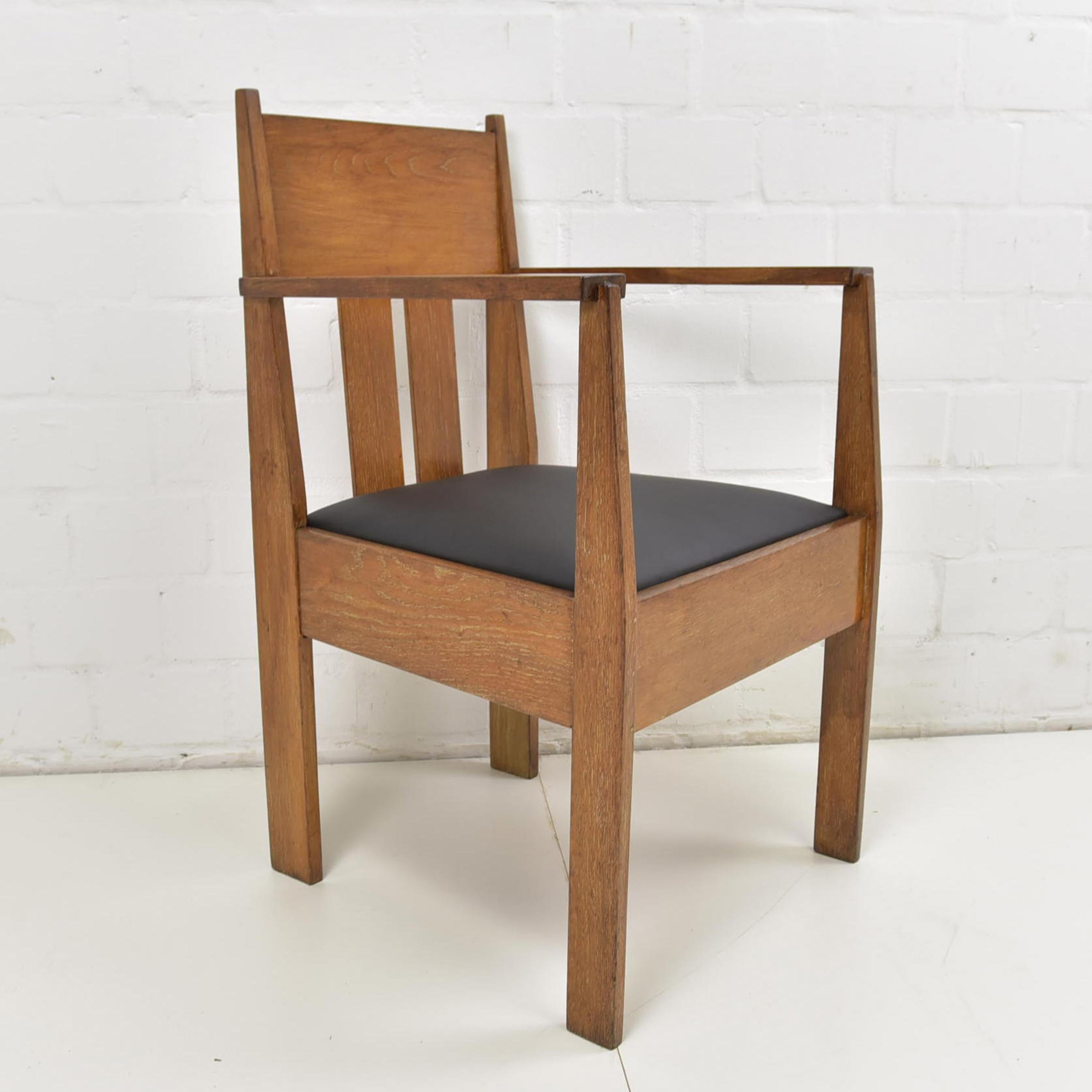 Bauhaus Armchair Desk Chair in Oak, 1930 For Sale 2