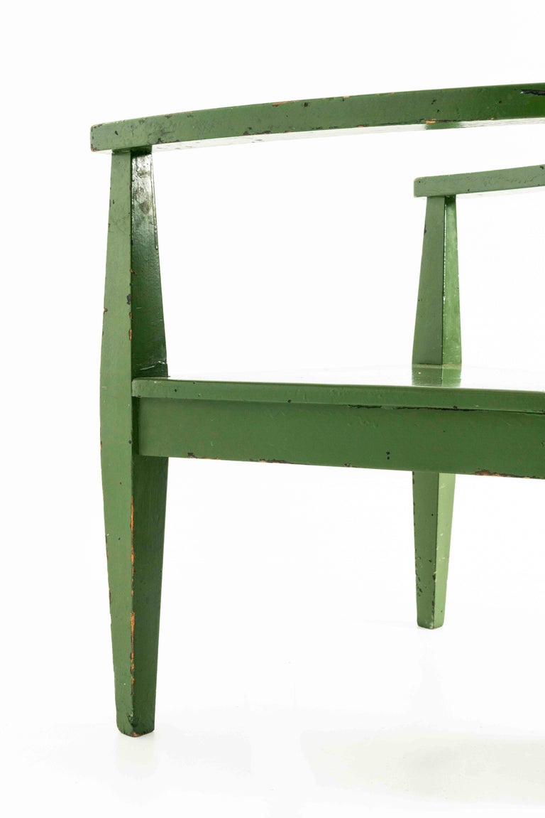 Bauhaus Armchair in Green Paint, Germany 1930s For Sale 6