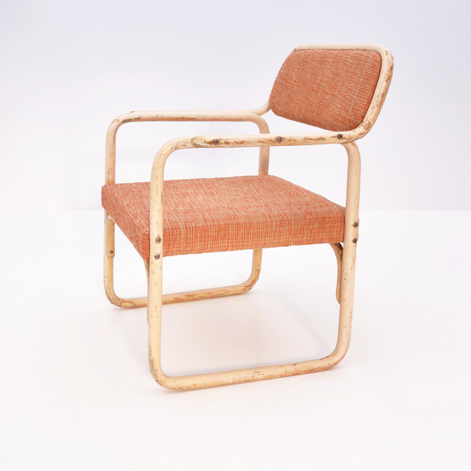 Allemand Paire de fauteuils Bauhaus en bois cintré, modèle A 60F de Thonet-Mundus, Autriche, 1929 en vente