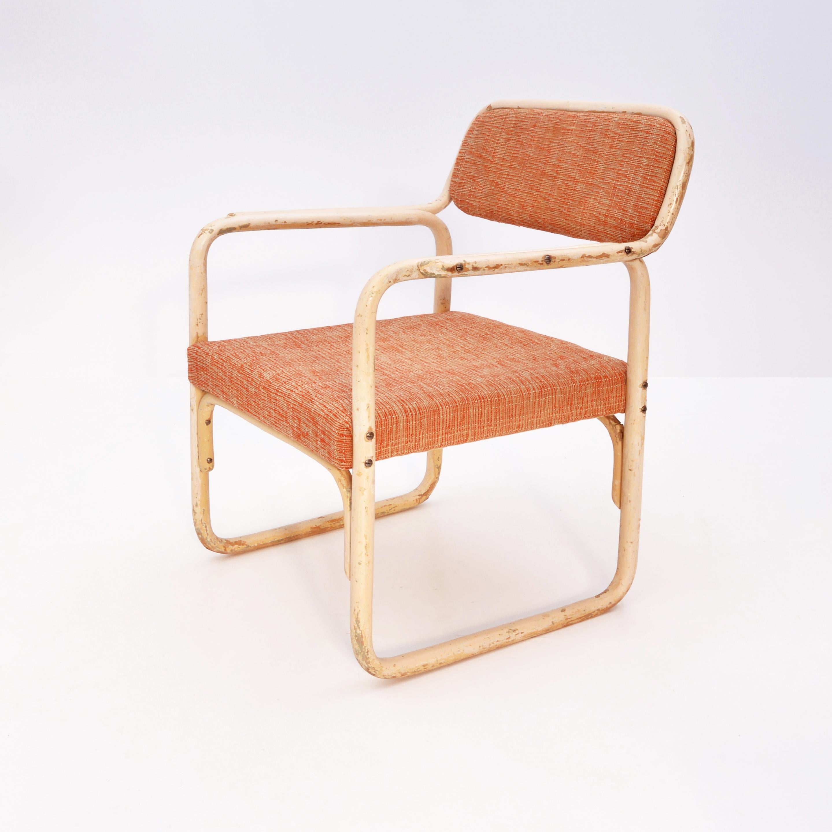 German Bauhaus Armchair Pair in Bentwood, Model A 60F by Thonet-Mundus, Austria, 1929 For Sale