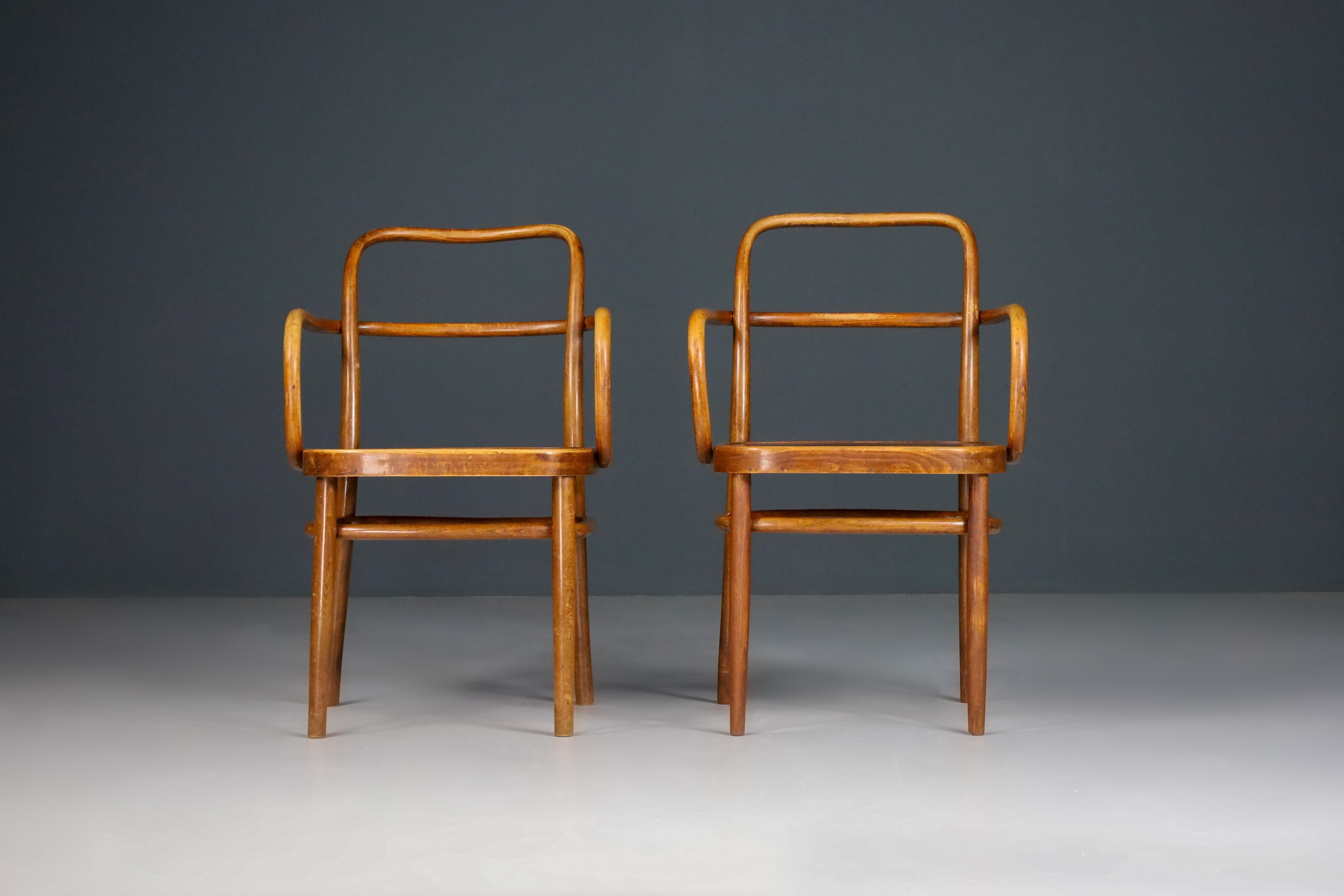 Bauhaus Armchairs by Adolf Gustav Schneck No. A 64 F Austria 1927 In Good Condition For Sale In Almelo, NL