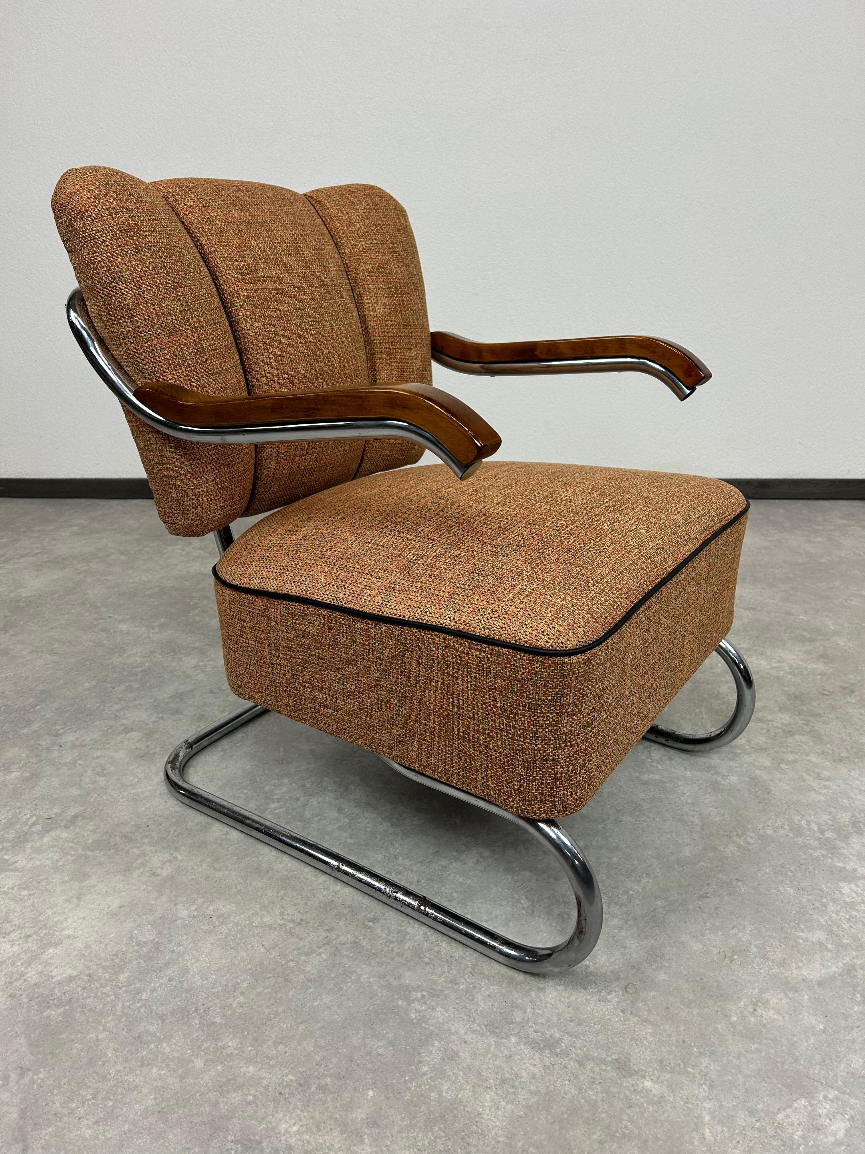 Fauteuils Bauhaus de fa Hynek Gottwald Bon état - En vente à Banská Štiavnica, SK