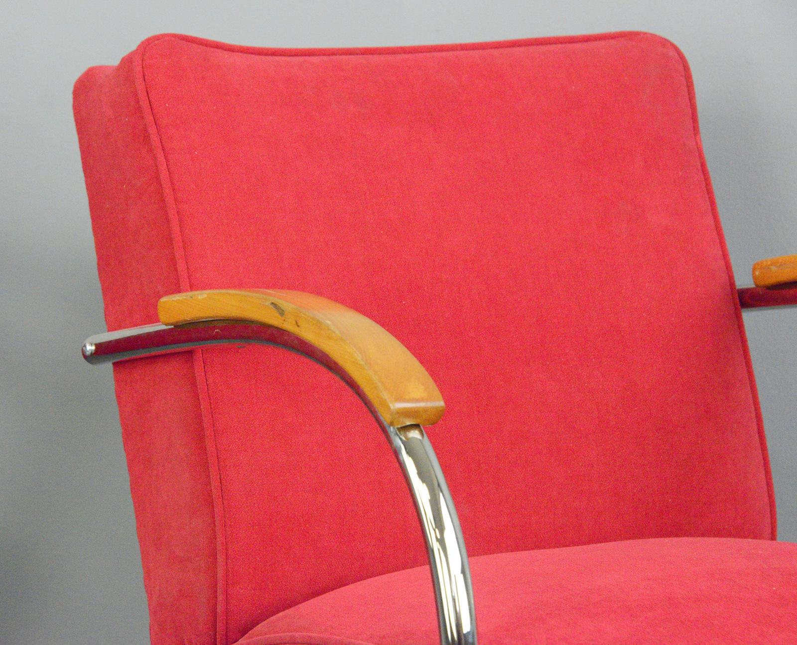 Bauhaus Armchairs by Mucke Melder, circa 1930s In Good Condition For Sale In Gloucester, GB