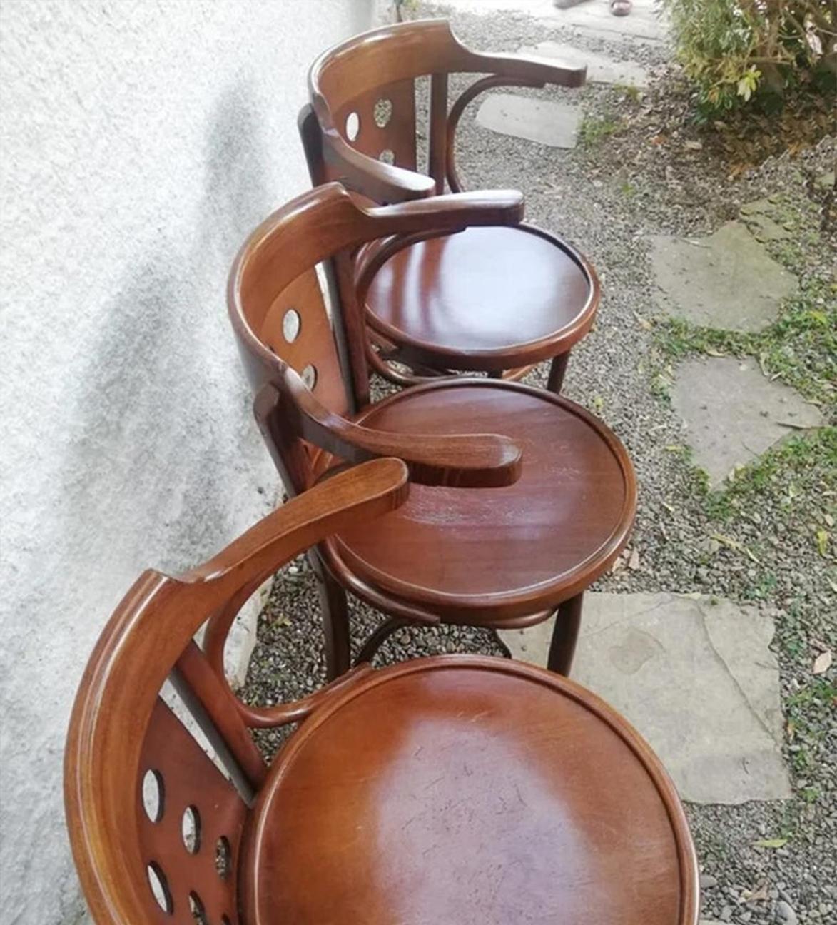 Bauhaus Midcentury Armchair  Bentwood Chair  