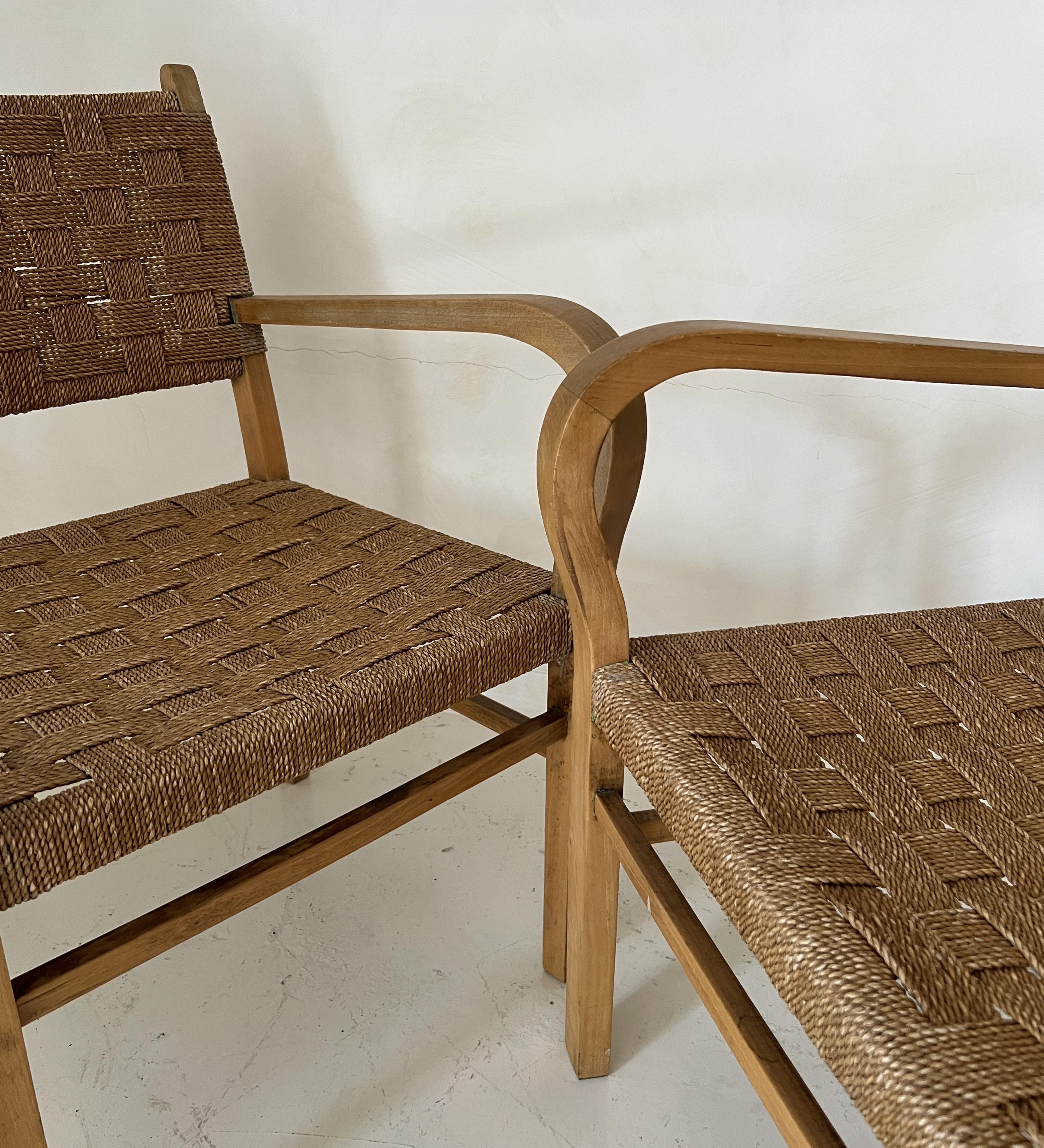 Bauhaus armchairs Erich Dieckman For Sale 3