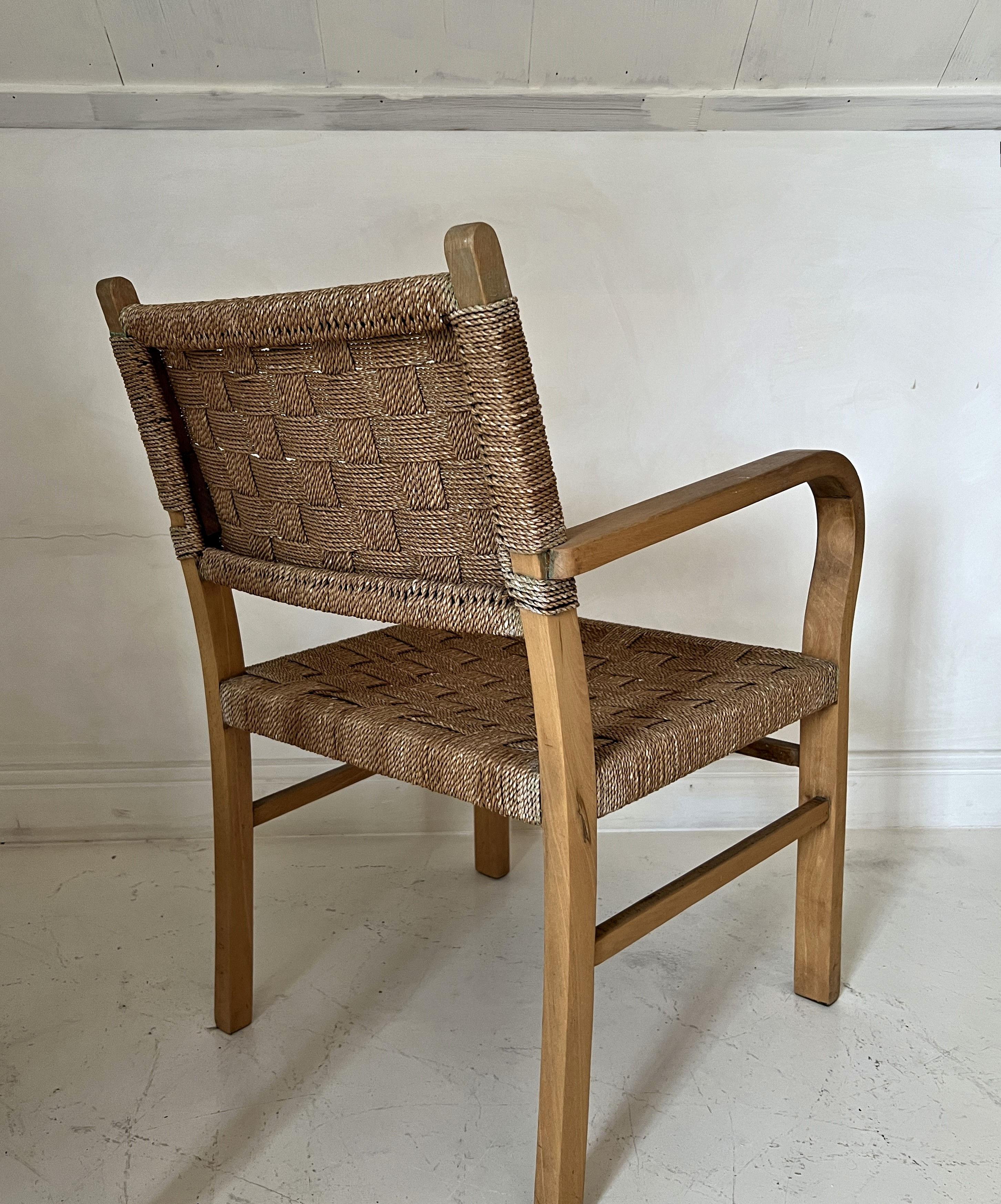 Mid-20th Century Bauhaus armchairs Erich Dieckman For Sale