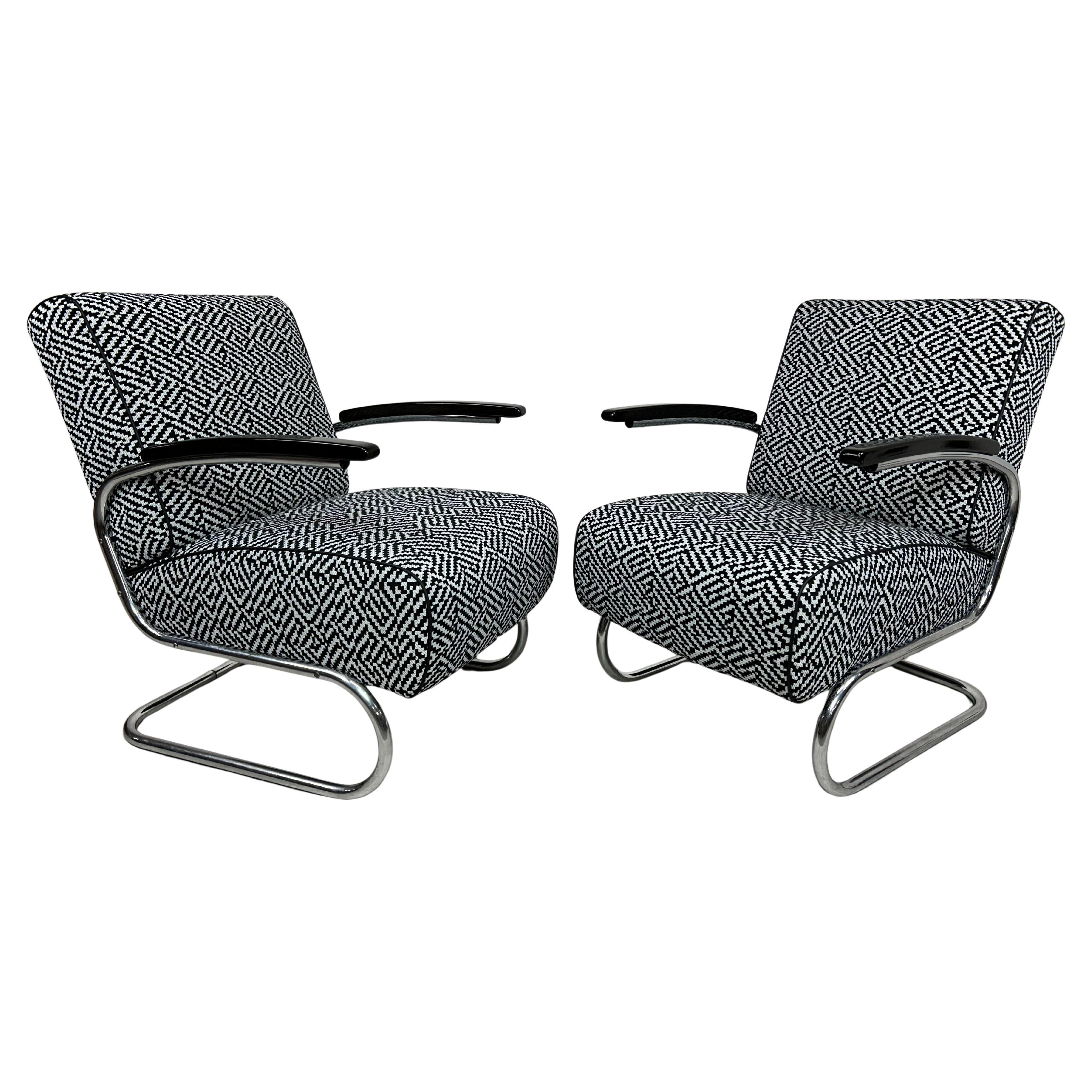 Bauhaus-Sessel Fa Slezák Fn 24 / Thonet S 411