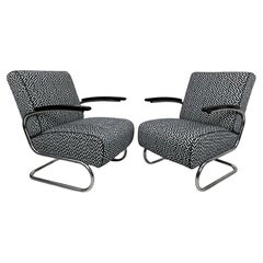 Bauhaus-Sessel Fa Slezák Fn 24 / Thonet S 411