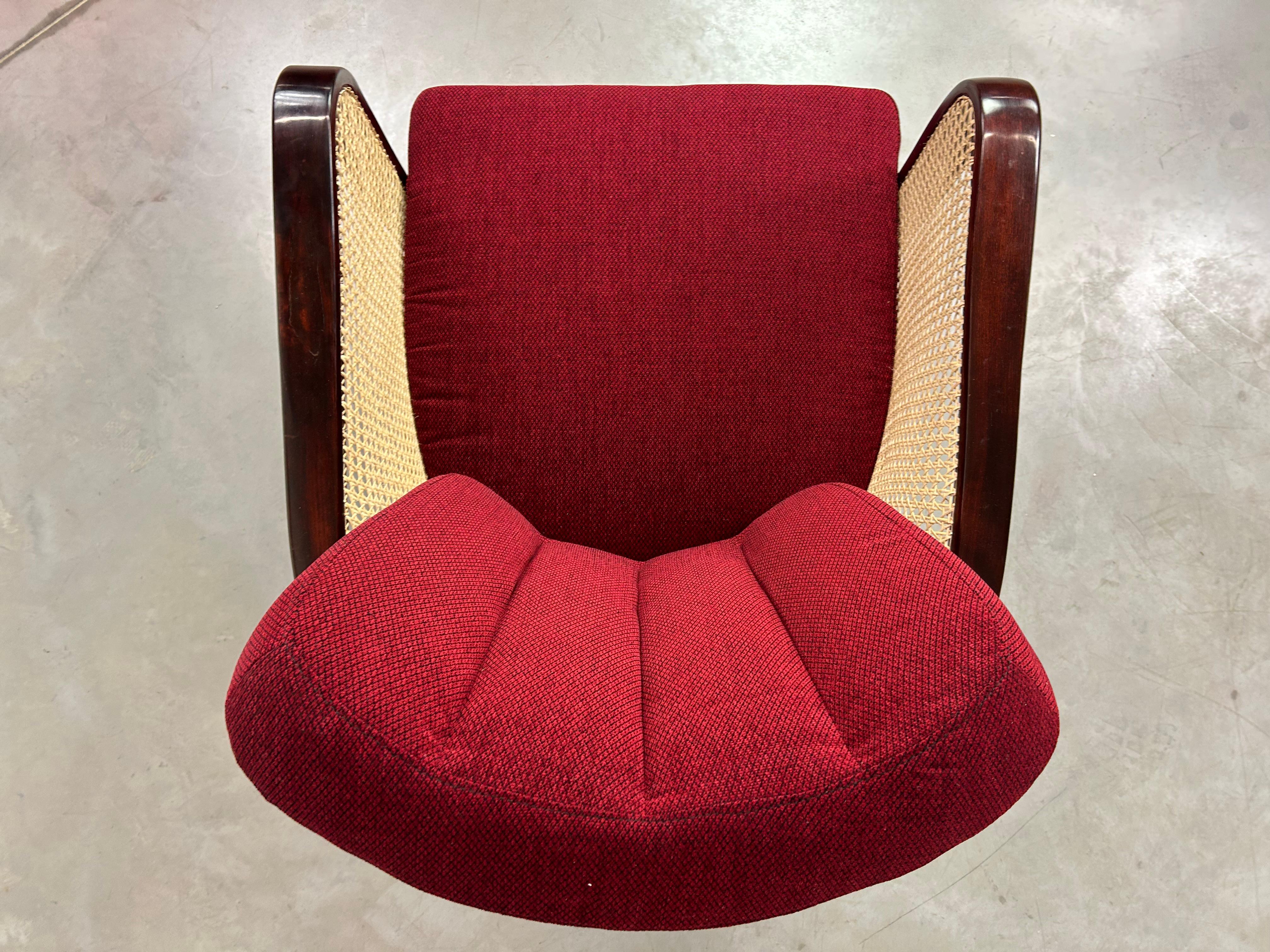 Mid-20th Century Bauhaus art deco amrchairs by Lajos Kozma for Thonet Mundus For Sale