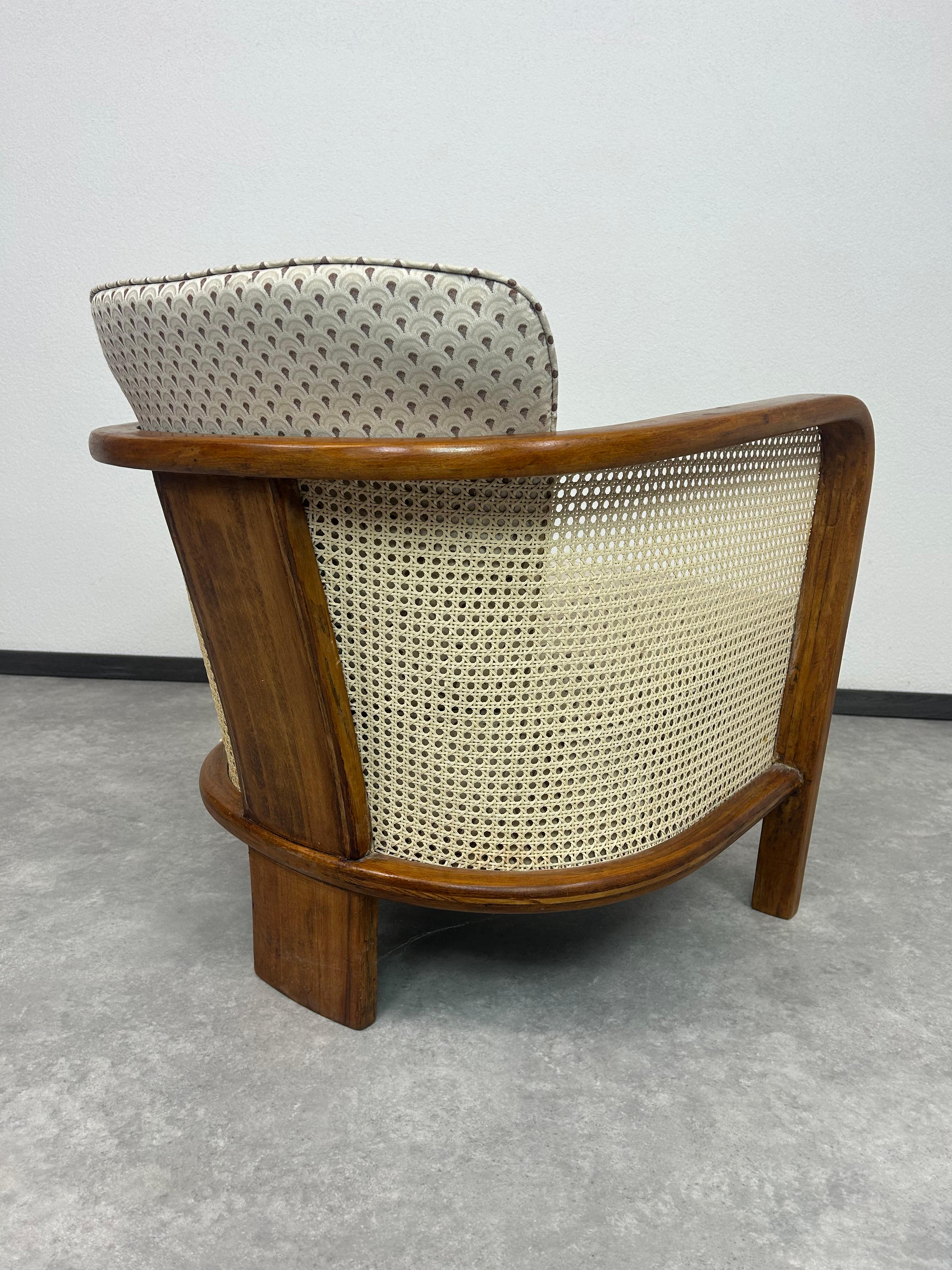 Bauhaus art deco amrchairs by Lajos Kozma for Thonet Mundus For Sale 1