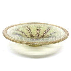 Bauhaus Art Deco 'Ikora' Art Glass Bowl by WMF in Germany, circa 1930s