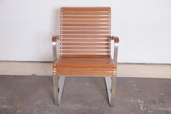 Bauhaus Art Deco Machine Age Iconic Armchair Aluminum, Ash Marcel Breuer