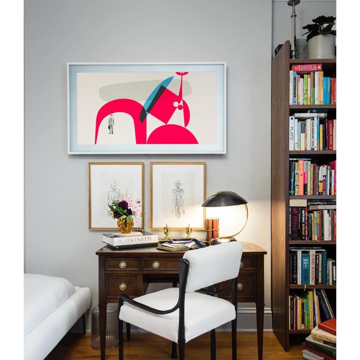 Contemporary Bauhaus Art Deco Style Desk Lamp, Table Lamp, Re Editon For Sale
