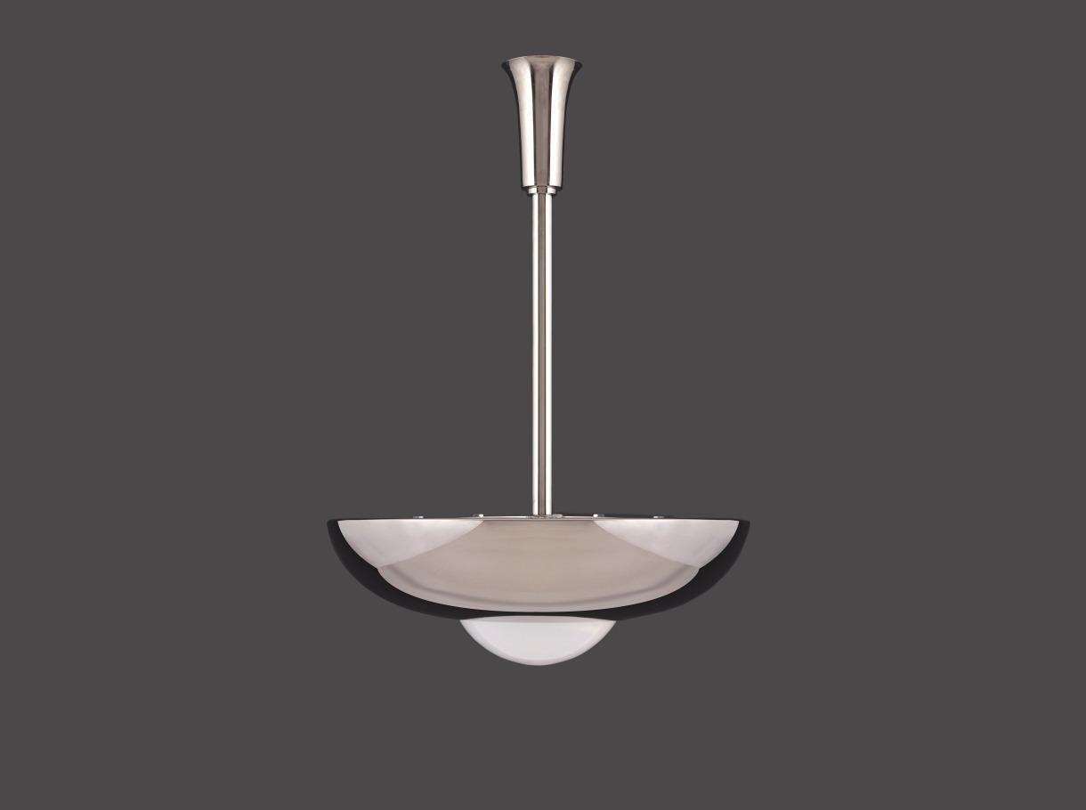 Fait main Lampe à suspension de style Art Déco Bauhaus « Zwadela », réédition en vente