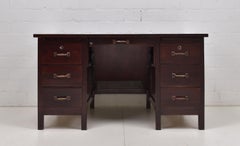 Bauhaus / Art Deco Typewriter Table Desk in Oak