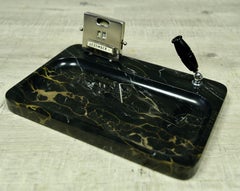 Bauhaus Art Deco Writing Set with Perpetual Calendar by Jakob Maul