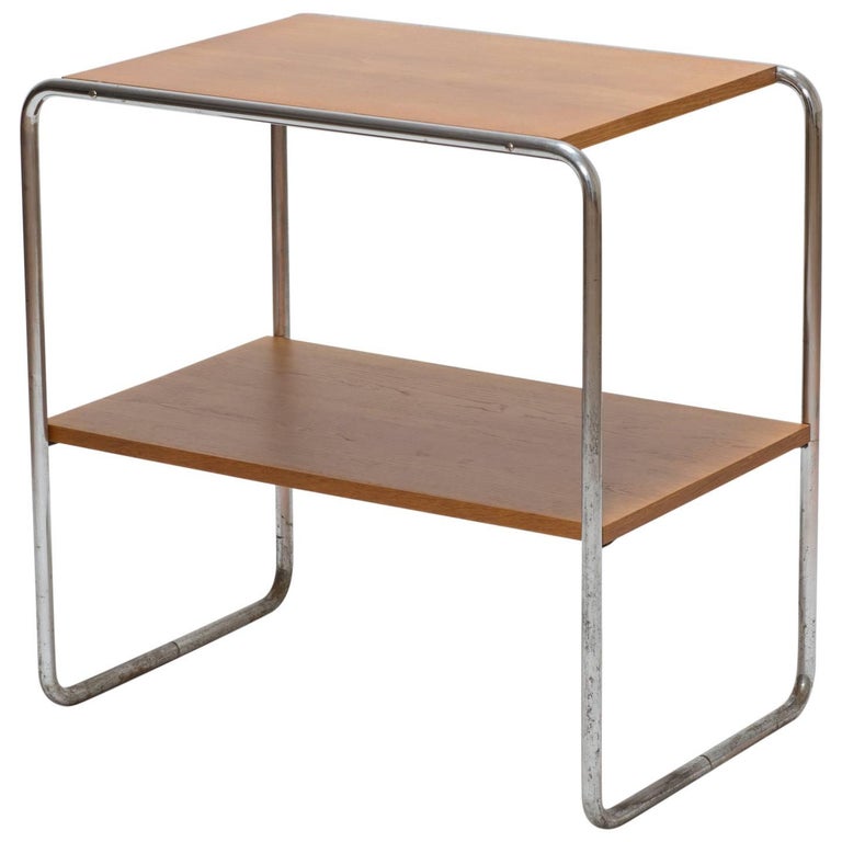Bauhaus B20 Side Table Designed by Marcel Breuer at 1stDibs bauhaus