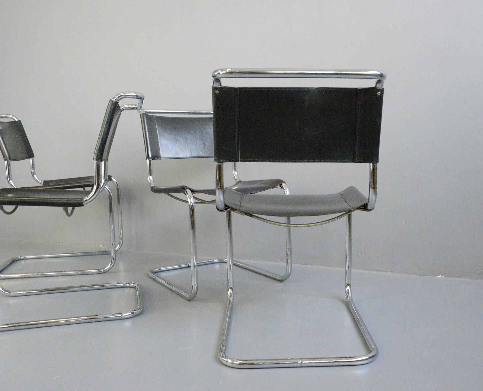 Bauhaus B33 Chairs by Marcel Breuer for Thonet 1