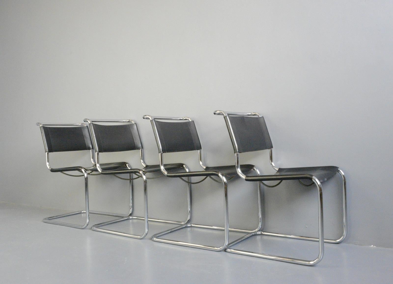 Bauhaus B33 Chairs by Marcel Breuer for Thonet 3