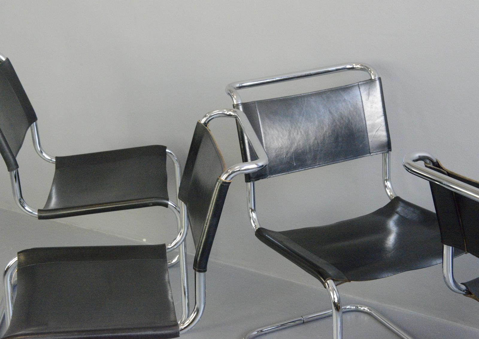 Bauhaus B33 Chairs by Marcel Breuer for Thonet In Good Condition In Gloucester, GB