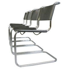 Bauhaus B33 Chairs by Marcel Breuer for Thonet