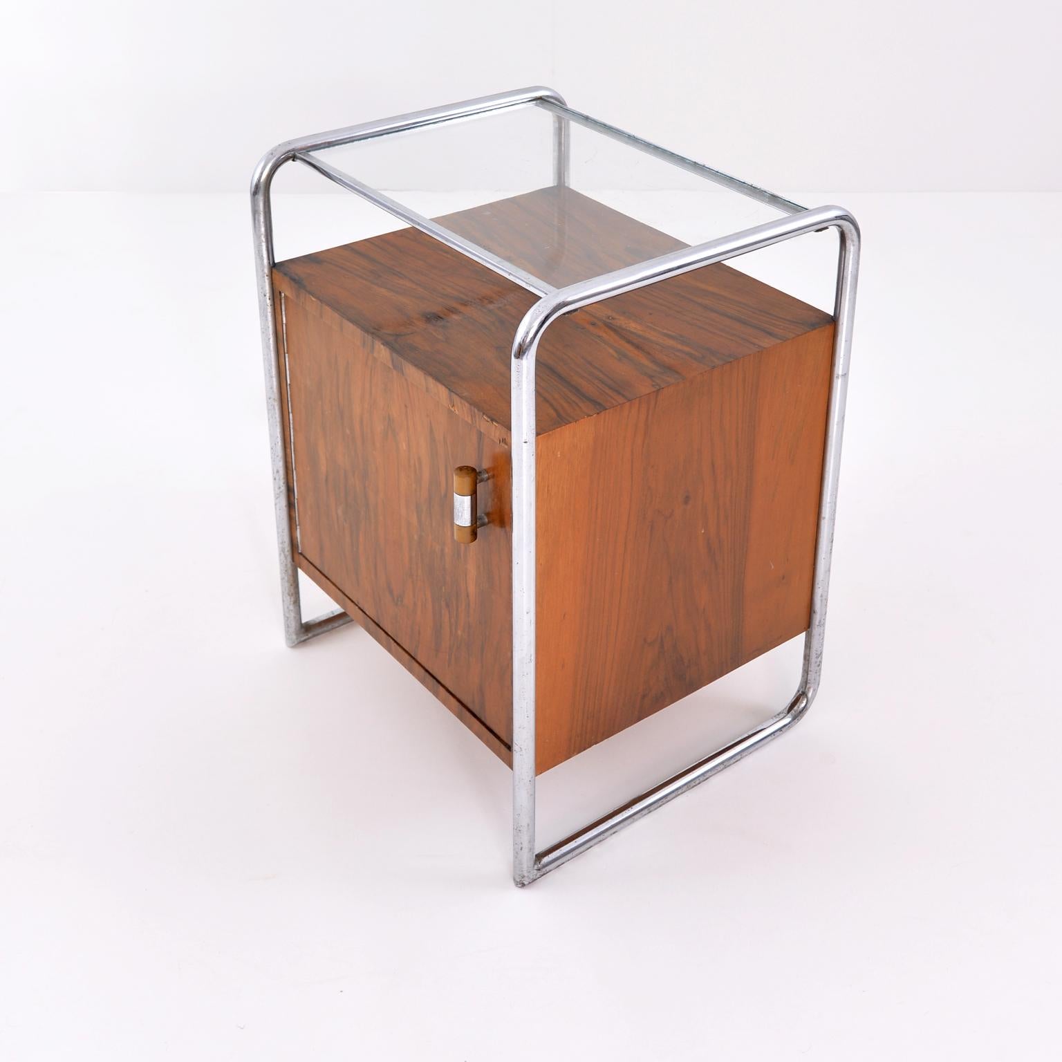 Austrian Bauhaus Bedside Cabinets by Arch. J. Fenyves for Thonet Mundus, Vienna