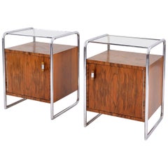 Bauhaus Bedside Cabinets by Arch. J. Fenyves for Thonet Mundus, Vienna