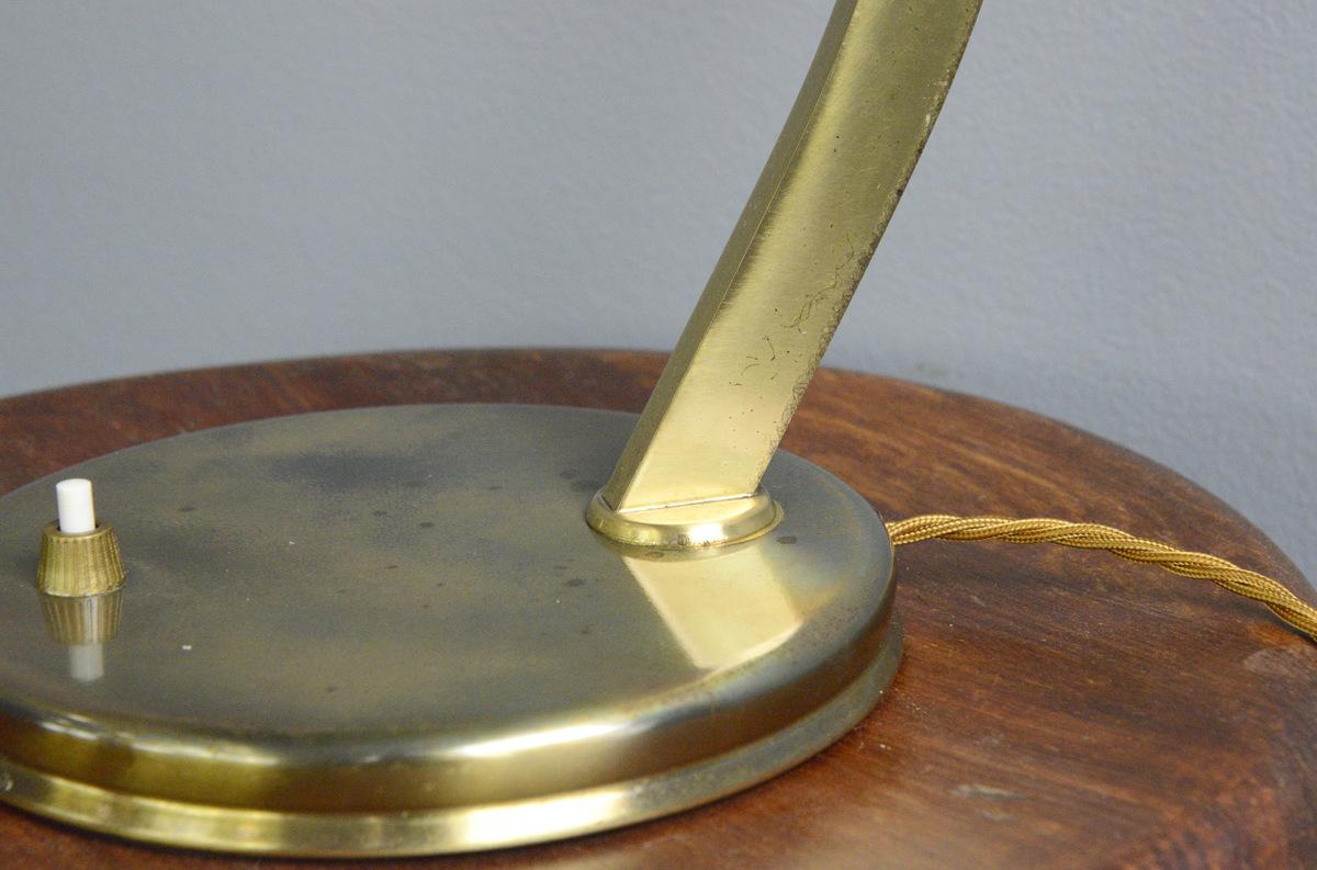 Bauhaus Brass Table Lamps by Hillebrand, circa 1930s In Good Condition In Gloucester, GB