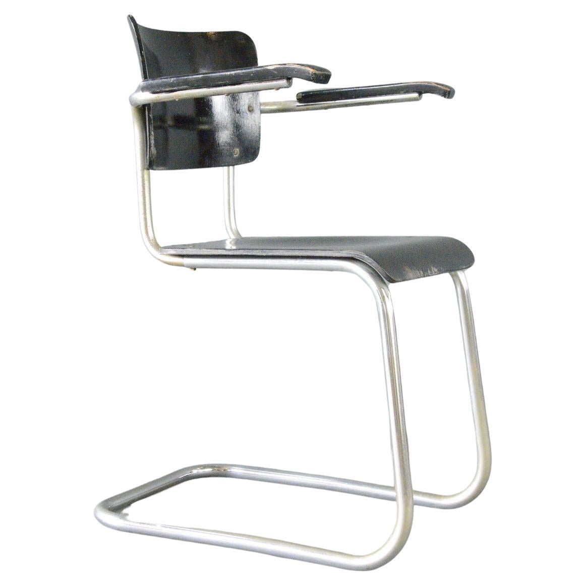 Sedia a sbalzo Bauhaus di Drabert, circa anni '30