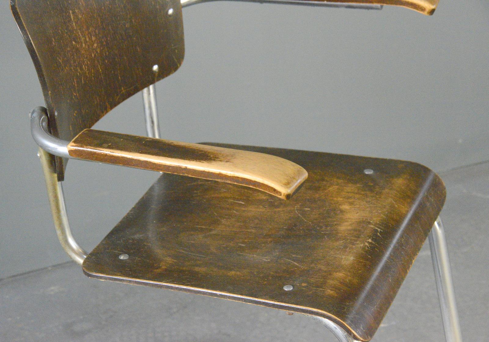 Tedesco Sedia a sbalzo Bauhaus di Pohlschröder, circa anni '30 in vendita