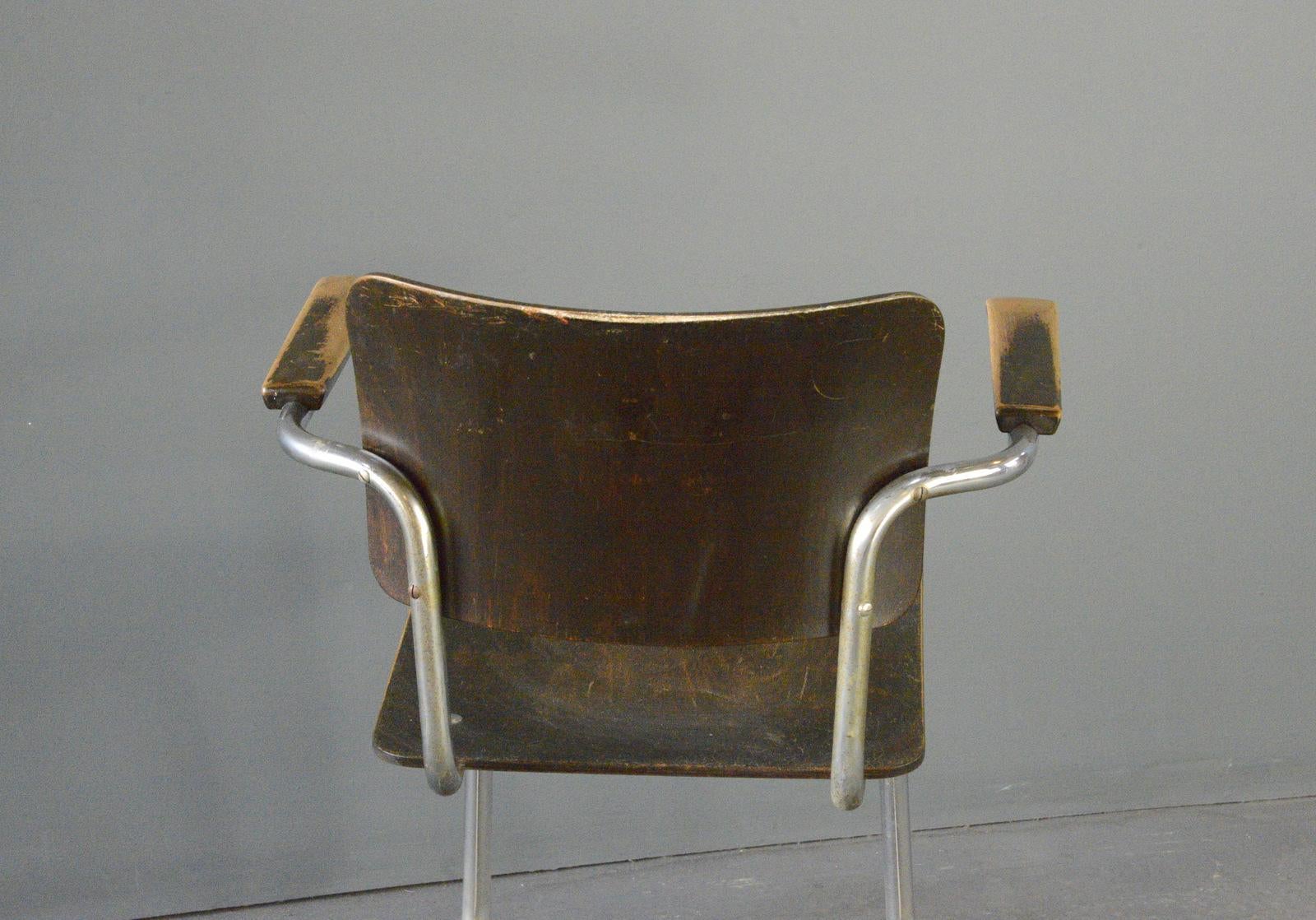 Sedia a sbalzo Bauhaus di Pohlschröder, circa anni '30 in vendita 3