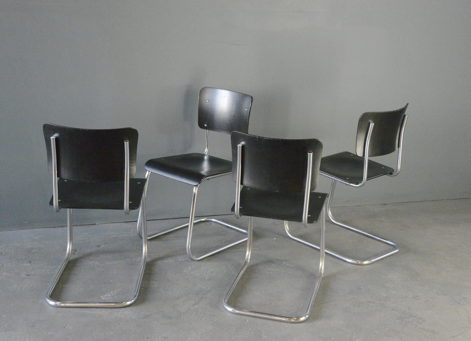 Sedie a sbalzo Bauhaus di Pohlschröder, circa anni '30 in vendita 5