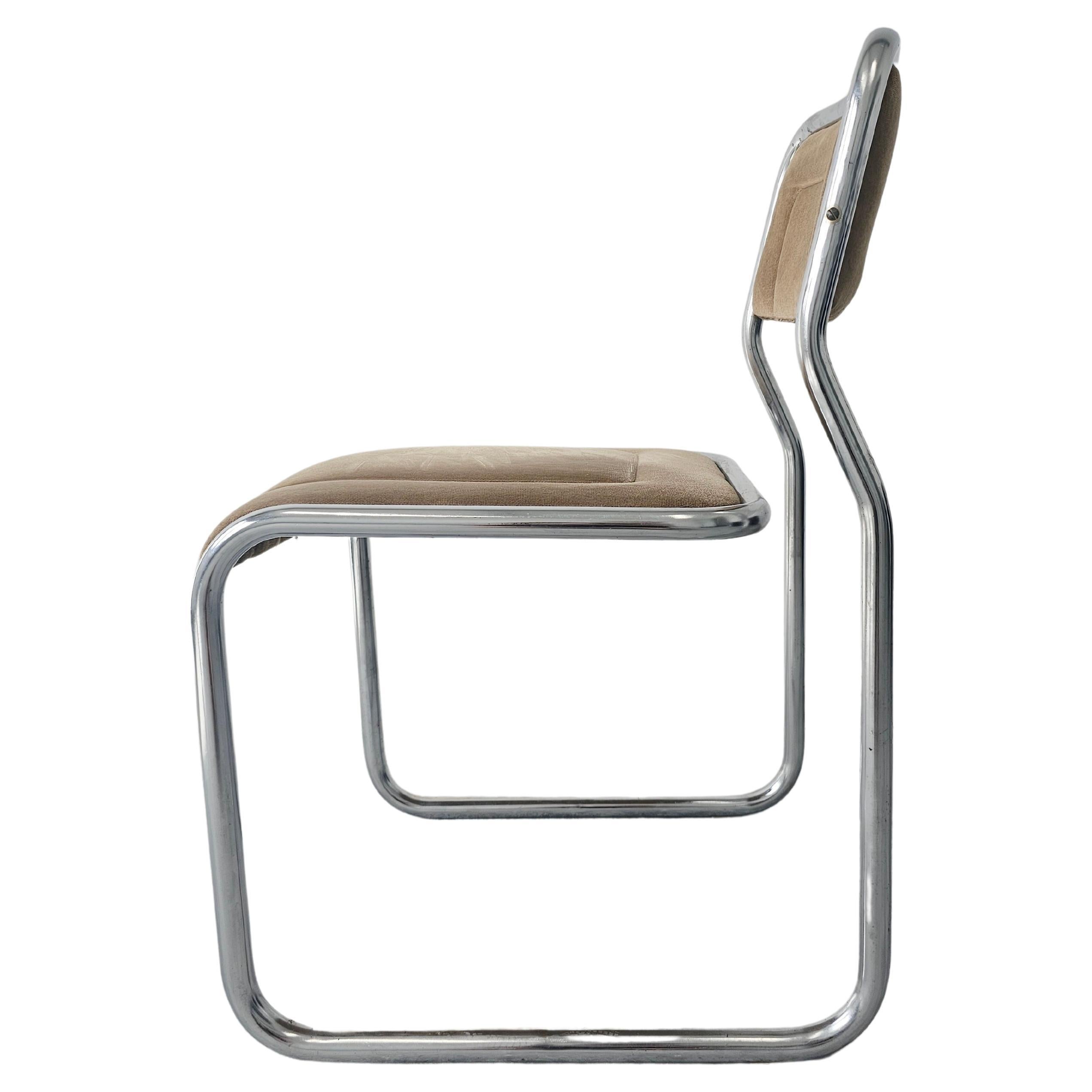 Bauhaus Cantilever Dining Chair with Infinity Frame, Italy 1970s For Sale