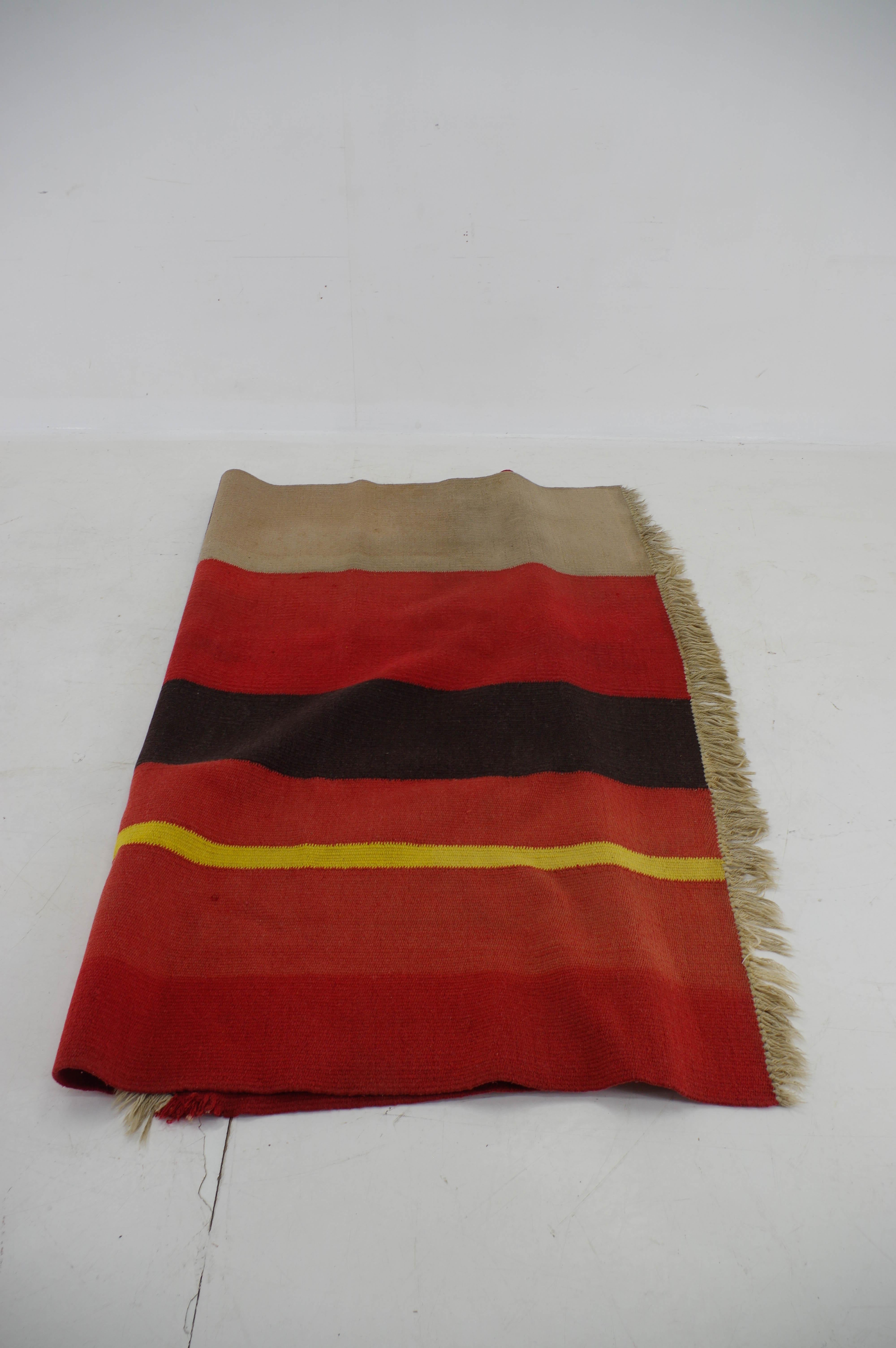Bauhaus Carpet, Czechoslovakia, 1940s 3