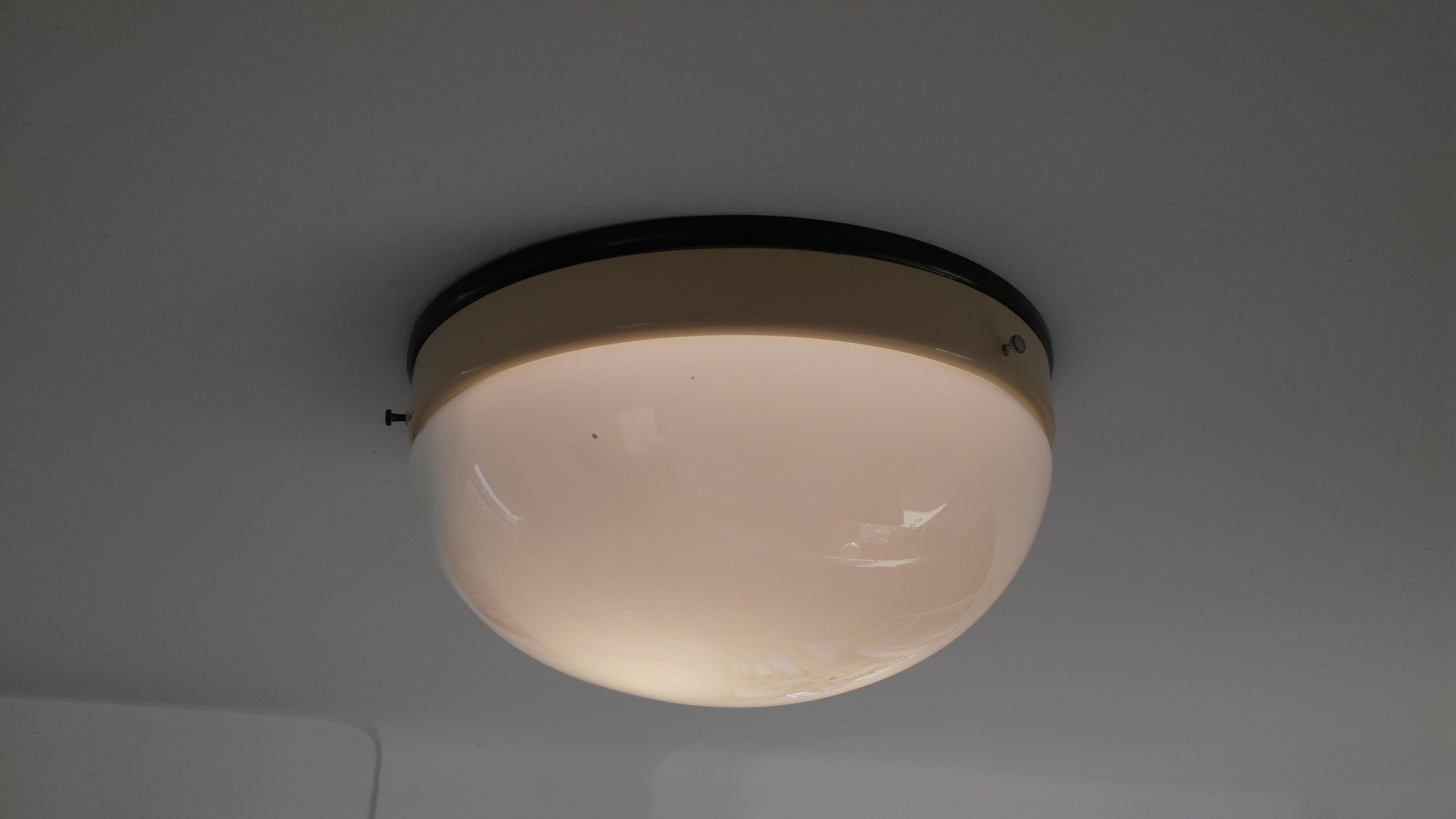 Mid-20th Century Bauhaus Ceiling Lamps / Lights, 11 Pieces